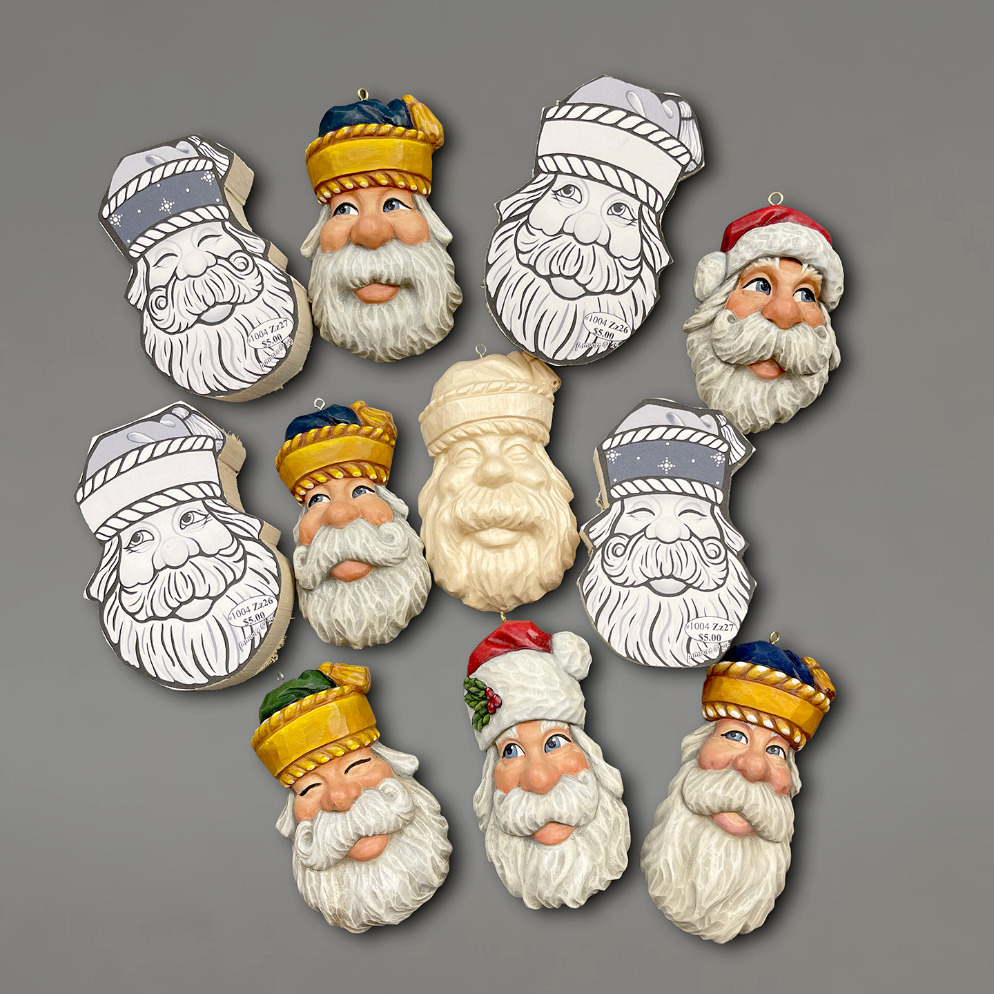 Carve & Paint a Santa Ornament