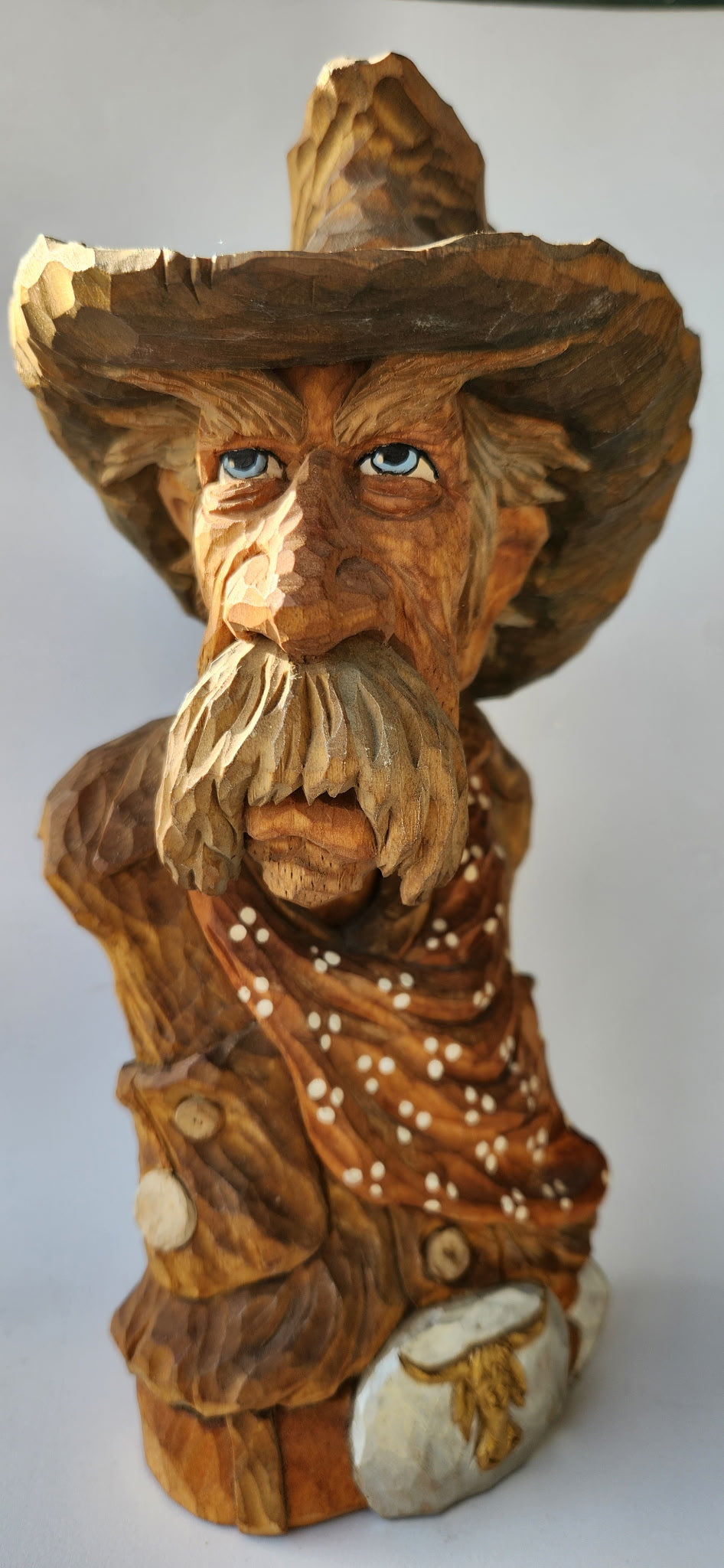 Caricature Bust: Cowboy or Biker