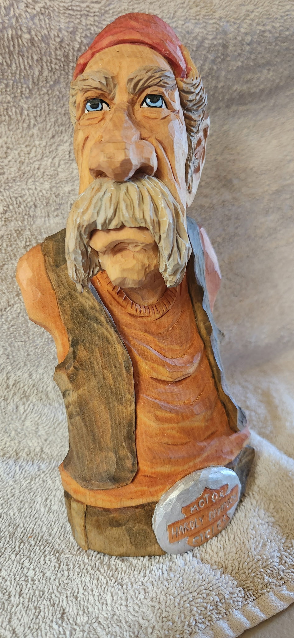 Caricature Bust: Cowboy or Biker