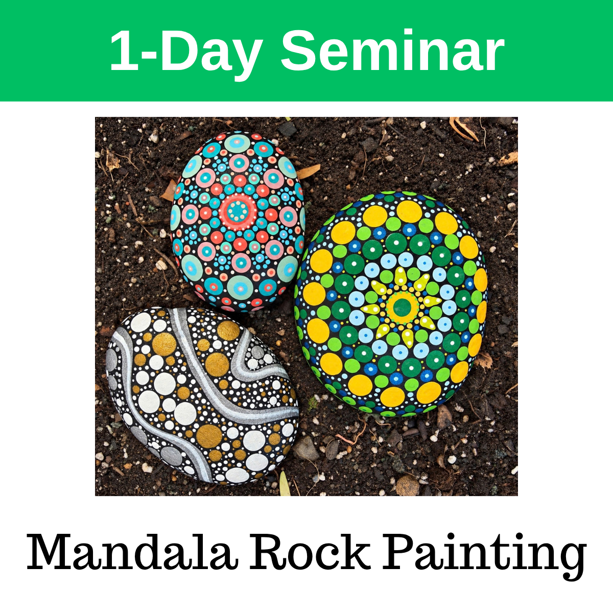 Mandala Rock Painting