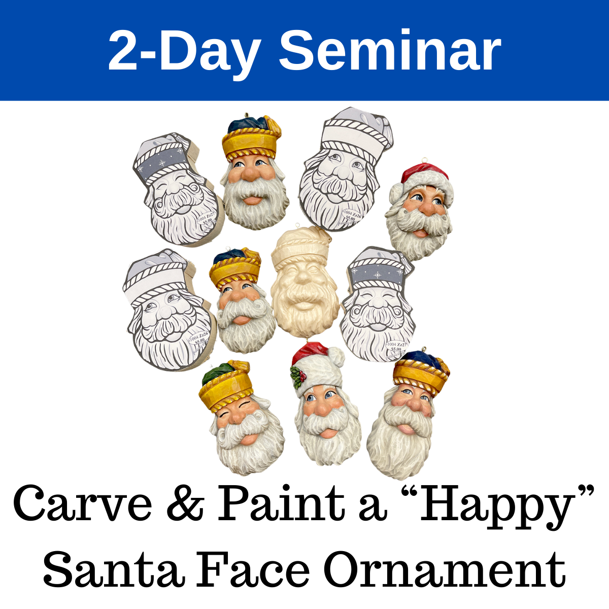 Carve & Paint a Santa Ornament