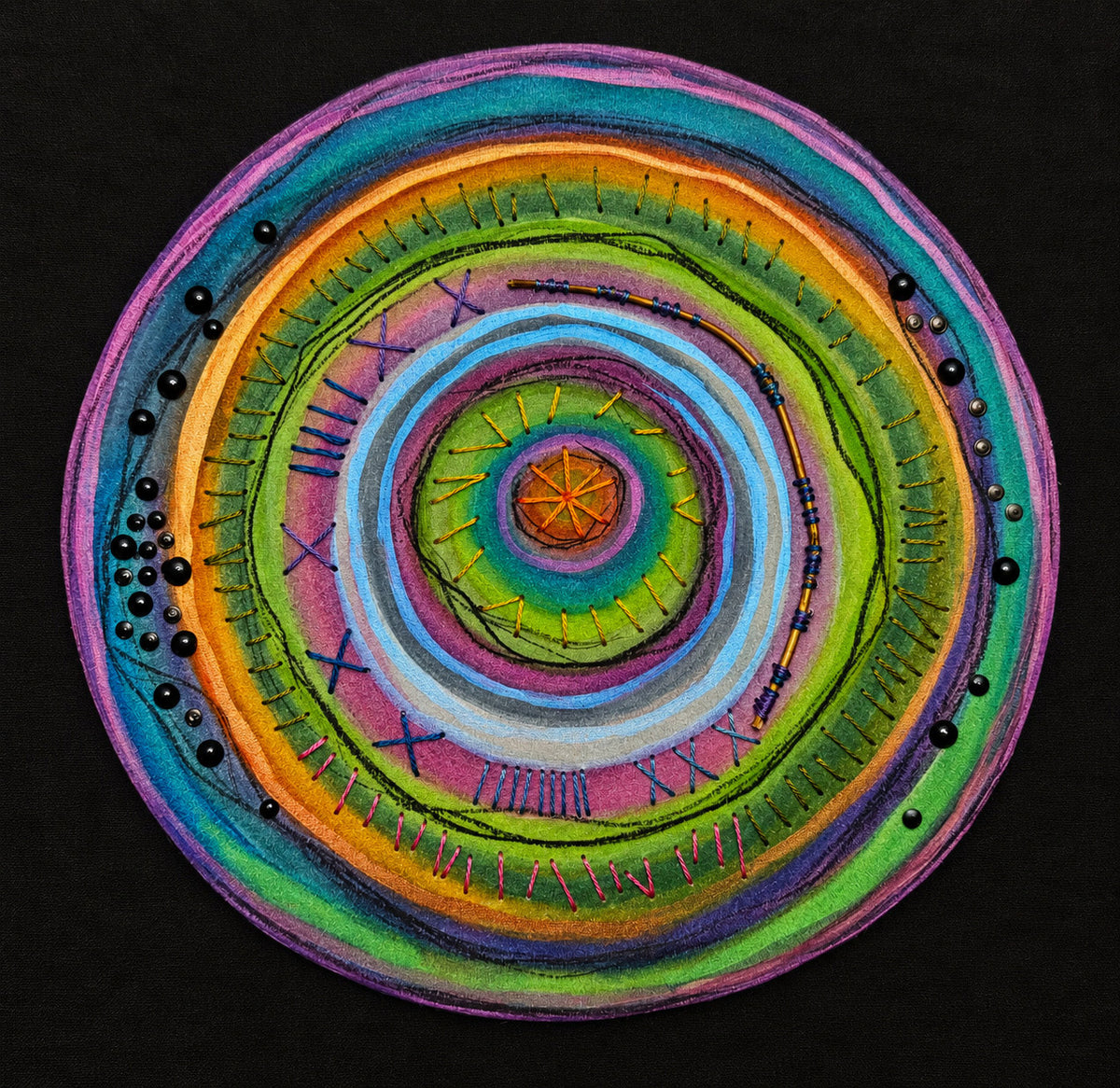 Perfectly Imperfect: A Mixed Media Mandala
